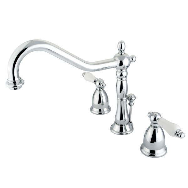 8" Widespread Bathroom Faucet, Chrome